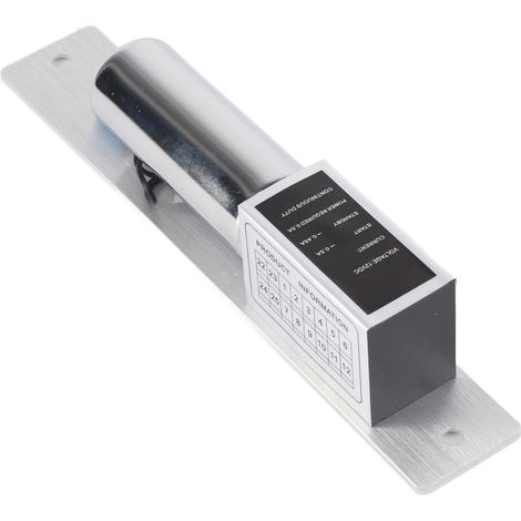 Serrure électromagnétique encastrée 12V DC EL‑2LC à verrouillage automatique pour système de contrôle d'accès (1/5)