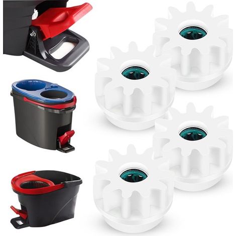 Pièces de rechange pour balai rotatif, compatibles avec Vileda et d'autres marques, y compris engrenages supplémentaires et accessoires (1/5)