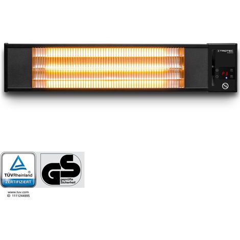 Radiant infrarouge électrique TROTEC IR 2010 S - minuterie, 2000W, télécommande (1/5)