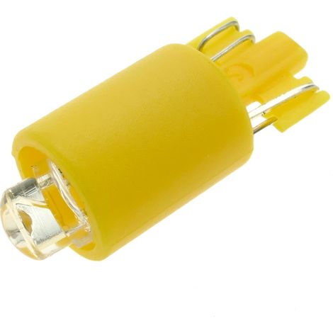BeMatik - Lampe voyant LED 9mm 12VDC Pilote de couleur jaune (1/3)