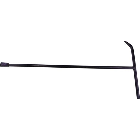 Clé de vanne d'eau domestique coulissante type C 110 cm – Acier, carré 32 mm – Pour hydrants souterrains – 1030CE1 – Admiral
