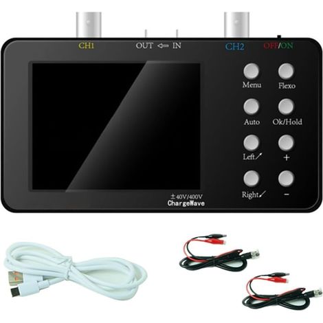 Oscilloscope NuméRique Double Canal, Taux D'éChantillonnage de 50 M, Oscilloscope Portatif Haute Performance, éCran LCD de 3,2 Pouces (1/5)