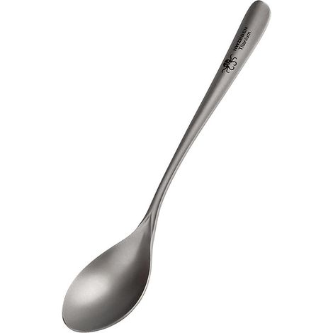 Leichte Essstäbchen aus Titan für Nudeln, Reis, Besteck, Küchenutensilien, Zuhause, Outdoor-Aktivitäten wie Camping und Wandern, Pi-Spoon (1/5)