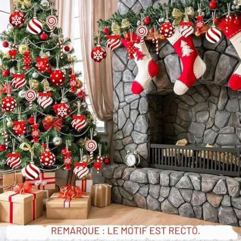 36 décorations de sapin de Noël en bois, décorations pour sapin de Noël, décorations pour sapin de Noël, décorations pour sapin de Noël pour événements, fêtes intérieures et extérieures (1/3)
