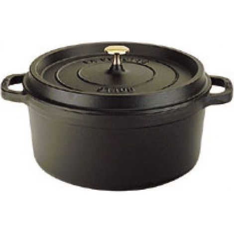 Staub Cocotte de Fundición 26 cm Negro Mate (1/4)