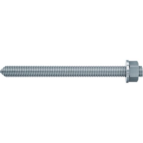 Fischer 10x varilla de anclaje RG M 12 x 380 mm galvanizado acero grado 5.8 - 095720