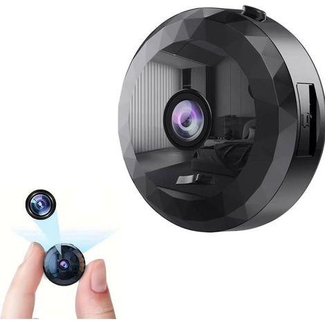 Mini Caméra Cachée Magnétique 1080P - Support Pivotant 360° - Vision à Distance - Batterie Integrée par (1/5)