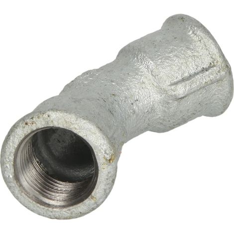 Raccord en fonte malléable coude 1 1/2’’ FF/FF