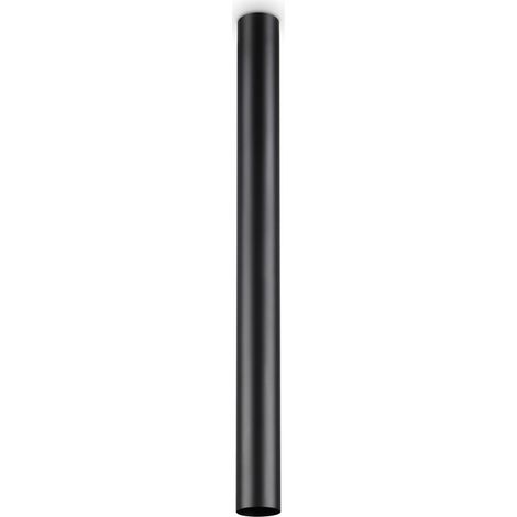 Plafoniera Moderna Look Metallo Nero 1 Luce 7W 3000K Luce Calda H75Cm (1/2)