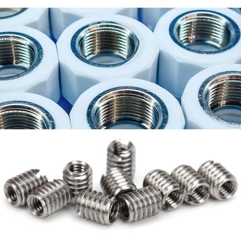 10 Pièces Douilles de Réduction Filetées en Acier Inoxydable pour Réparation et Conversion (1/5)