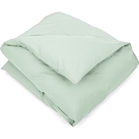 Housse de couette uni coton ALTO 200x200 cm (1/5)