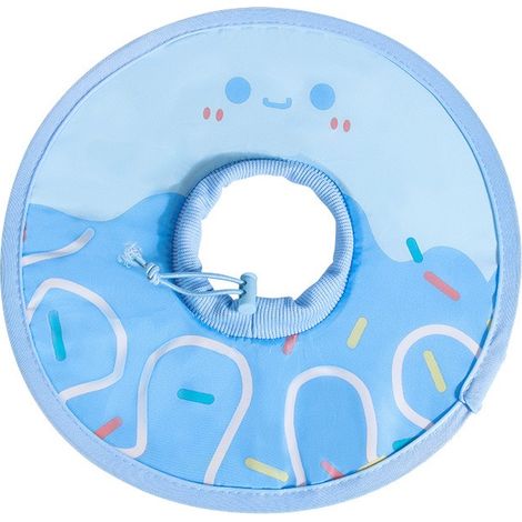 Collier élisabéthain confortable pour chat - Protection post-opératoire et anti-léchage (1/5)