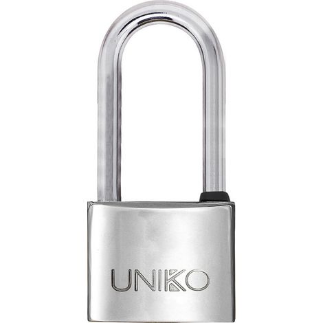 Lucchetto marino arco lungo - uniko - Specifiche: mm 50 - blister 1 pz (chiave UL050) - 6 bl