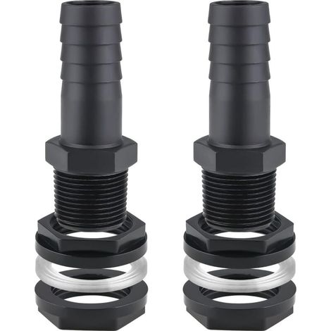 Lot de 2 raccords trop plein cuve 25mm – Male leakproof pour citernes – Joints étanches inclus – Installation facile 32mm (1/5)