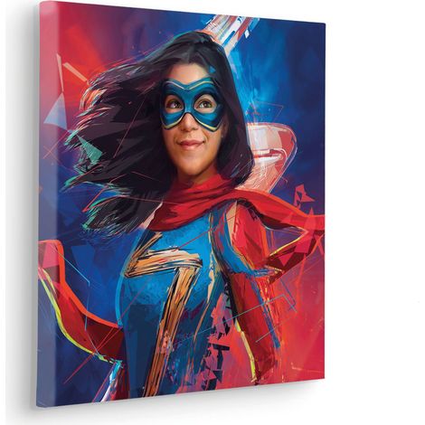 Komar Canvasbild Marvel Miss Marvel - 40 x 40 cm - Bild auf Keilrahmen (1/2)