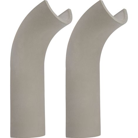 Lampada da parete in cemento Faretto da parete a LED grigio cemento lampada da soggiorno a LED da parete, illuminazione indiretta, 1x LED 4.2W 200Lm bianco caldo, LxA 10x30 cm, set di 2