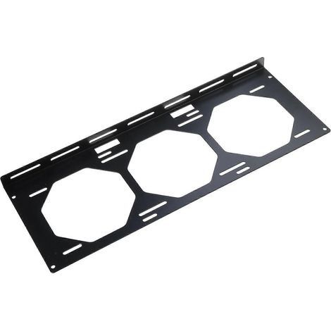 Lüfterhalterung Wasserkühlerhalterung Externer Computer für Gehäuse Kühlkörper Gadget Zubehör für 12/14CM Lüfter 120/240/360/480 Grün (Grün) (1/2)