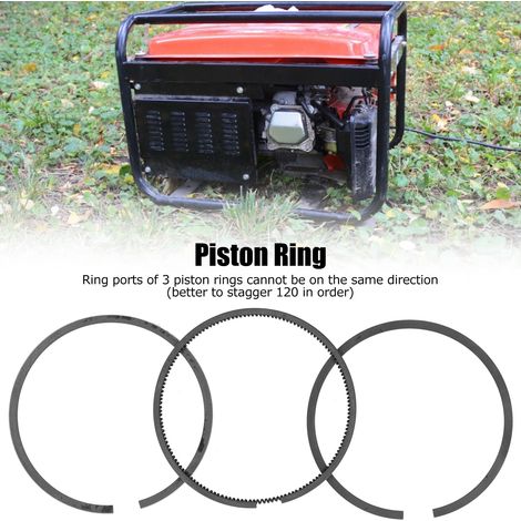 Kolbenringbaugruppe für luftgekühlte Dieselgeneratoren 186F und 186FA 86 mm Teil für Mini-Motorhacken. (1/5)