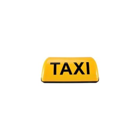 12V wasserdichte magnetische Signalleuchte für Taxis - Gelb-Crezuo