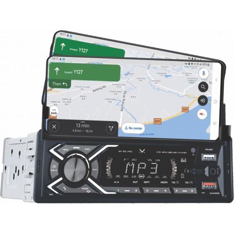 Sistema audiocar Majestic 011500 BK SA 500 PRO Nero