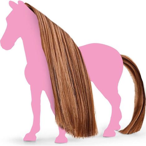 Caballos hermosos - Pelo de caballo marr贸n chocolate (1/3)