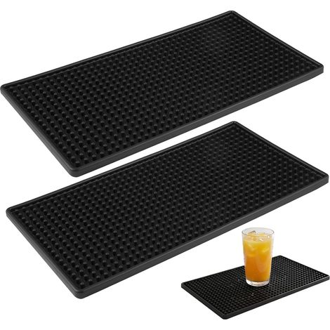Pieces Bar Mat 30 x 15 x 0.8 cm, PVC Bar Service Mat (1/5)