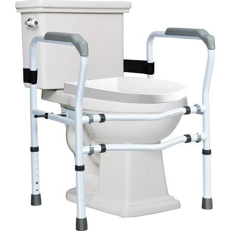 Sicherheitsschiene fur die toilette mit einstellbarer hohe breite fur senioren (1/5)