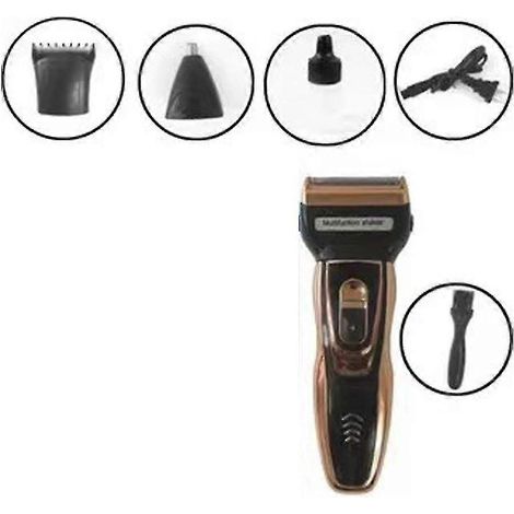 Lithium-Ionen-All-in-One-Barttrimmer, Rasierer und Detail-Set, Körperpflegegerät für Männer, elektrisches Pflege-Set (1/5)