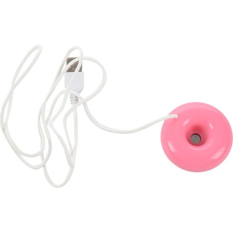 Umidificatore scrivania portatile mini umidificatore USB a forma ciambella rosa