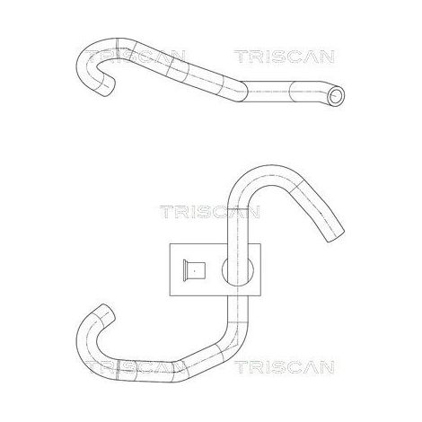 Tuyau hydraulique, direction TRISCAN 8516 27006 VOLVO 30645081 30647551 8624691
