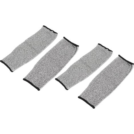Manchons de bras de protection - Lot de 4 - 21 cm - Antidérapants pour jardinage et élagage (1/5)