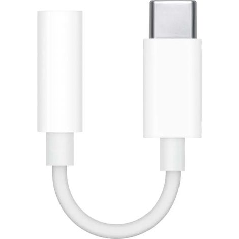 Adaptateur Apple USB‑C vers Mini Jack 3.5 mm Blanc (1/4)