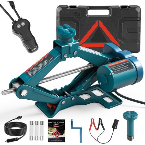 Gatos para coche 12 V, capacidad máxima de elevación de 3 t, cable de alimentación de 3,5 m