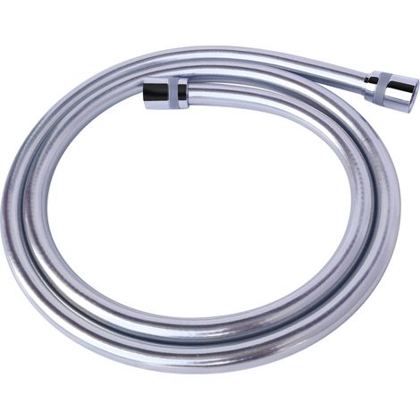 Tubo flessibile per doccia in PVC 150 cm colore inox