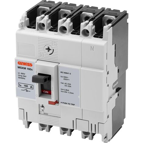 MSXM 160c 4P 160A Term.FC GEWISS GWD9442