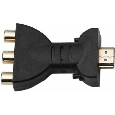 Red, white, and yellow HDMI to AV converter adapter HDMI to AV HDMI to 3RCA (1/4)