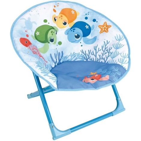 Fun house ma petite carapace siege lune pliable tortues aquatiques pour enfant h.47 x l.54 x p.42 cm (1/2)