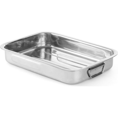 Teglia da forno in acciaio inox 315x245x50mm - Hendi 508503 (1/4)