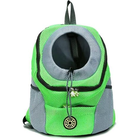 1 Sac À Dos Pliable, Maille Respirante, Sangle Réglable, Transport Chien Chat, Voyage (1/5)