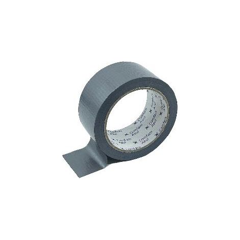 FPLUS cinta americana 48x10 gris , La cinta adhesiva americana también es conocida como de tejido. Es una de las preferidas de la industria por su gran poder adhesivo, flexibilidad