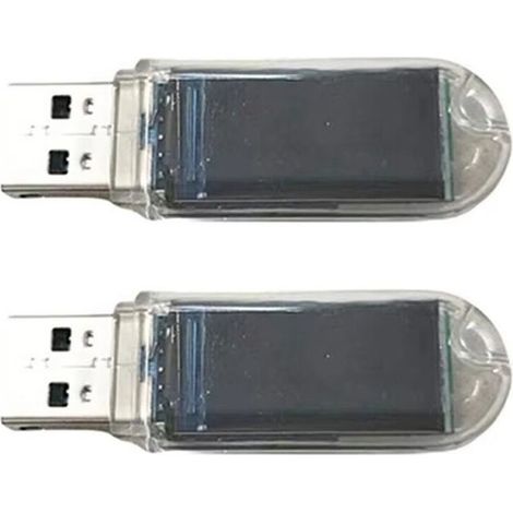 Geeignet für 2 NerdMiner V2 USB-Miner, 74KH/S USB Bitcoin Kryptowährungs-Miner, Einzelspieler-Lotterie-Miner, Einzelspieler-Bitcoin-Miner mit Bildschirm.