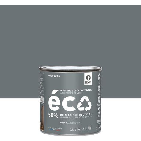 ID Peinture mur gris de souris satin ID 0.5L (1/4)