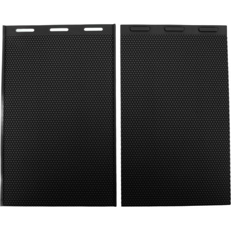 Fogli di cera d'api pressata da 5,4 mm, 2 pezzi, base flessibile in silicone, attrezzatura per apicoltura, per la produzione di favi neri. (1/5)