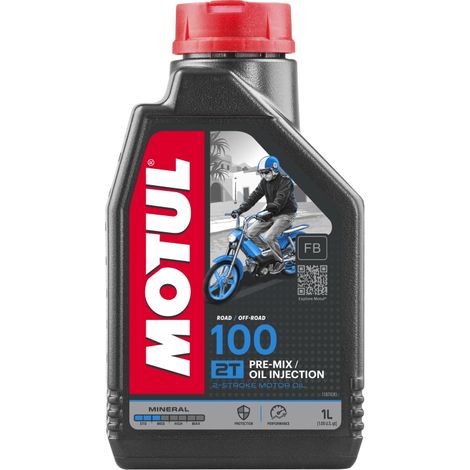 OLIO MOTORE MOTUL MOTOMIX 100 2T 1L (MINERALE)