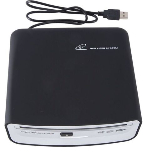 Lecteur CD Externe USB Portable Universel Compatible Voiture Ordinateur Téléviseur Android 4.0+ (1/4)