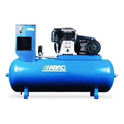 Abac – Compresseur d'air à piston 500 litres 5,5 CV – Débit 40 m3/h – Pression 11 bar – Moteur triphasé – Sécheur DRY 45