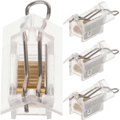 Set mit 4 professionellen Zubehörteilen für Jalousien: Kordelstopper und Zubehör für Jalousien. – 3,20 x 2,00 x 1,50 cm – Wie abgebildet (1/3)