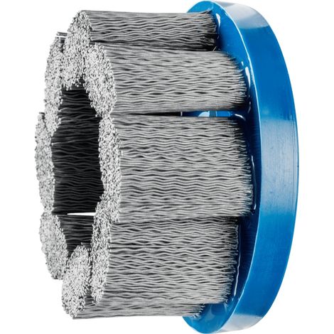 PFERD TOOLS COMPOSITE FLEX Tellerbürste DBU Ø 100x22,2 mm Bohrung SiC-Filament-Ø 0,55 mm Korn 320 stationär (1/4)