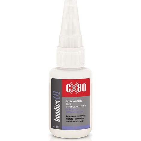 Pegamento de cianoacrilato CX80 Bondicx 01 50G, Instant Progress MAX