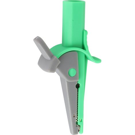 Pince de test isolée sûre ouverture 20mm pince à courant avec prise banane 4mm pour voitures camions projets électriques vert (1/5)